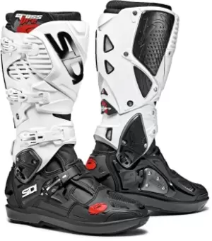 Sidi Crossfire 3 SRS Motocross Boots Black White