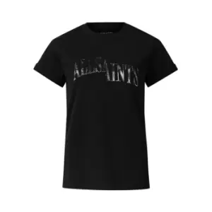 AllSaints AllSaints Revo Mic T-Shirt Womens - Black