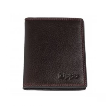 Zippo Brown Leather Credit Card Holder (10.5 x 8 x 1cm)