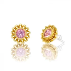 Chamilia Daisy Post Stud Earrings with Crystal
