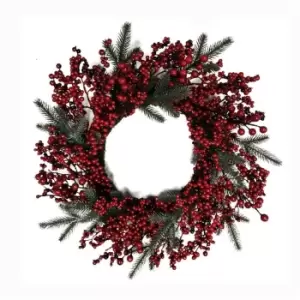 The Spirit Of Christmas Berry Garland 31 - Red