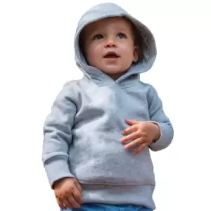 Babybugz Childrens/Kids Essential Marl Hoodie (6-12 Months) (Heather)