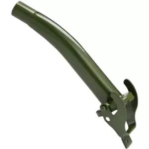Monzana Jerry Can Pourer Spout Filler Filling Guard 5L 20L Olive Green Petrol Canister Military Army Retainer Safety Bracket Metal Robust Standard Fit