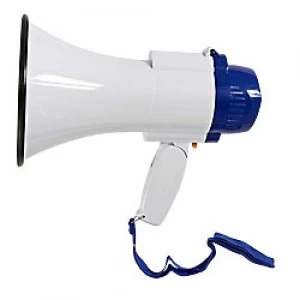 Nedis Megaphone With Built-In Microphone 10 W NED031 White, Blue