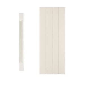Cooke Lewis Carisbrooke Square tall wall pilaster kit H940mm W115mm D355mm