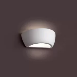 Cheras 1 Light Indoor Wall Light White Plaster