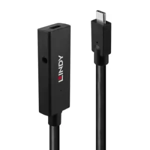 Lindy 43364 USB cable 5m USB 3.2 Gen 2 (3.1 Gen 2) USB C Black