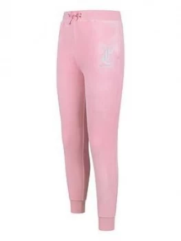 Juicy Couture Girls Velour Jogger - Pink, Size Age: 12-13 Years, Women