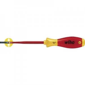 VDE Slotted screwdriver Wiha SoftFinish electric slimFix 3201 35390 Blade width: 4mm Blade length: 100 mm
