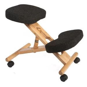 Teknik Wooden Kneeling Chair - Charcoal