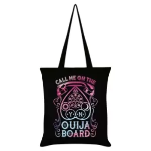 Grindstore Call Me On The Ouija Board Tote Bag (One Size) (Black)