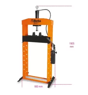 Beta Tools 302720 Hydraulic Bench Press 20T Moving Piston 030270020