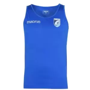 Macron Cardiff Rugby Vest Mens - Blue