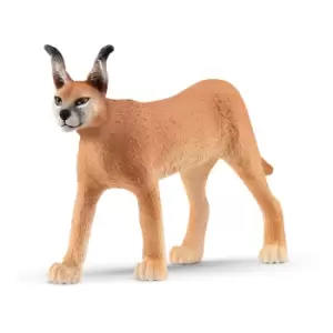 Schleich Wild Life Caracal Female Toy Figure, 3 to 8 Years, Tan...