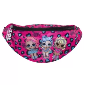 LOL Surprise Girls Character Bum Bag (One Size) (Pink/Black/Blue)