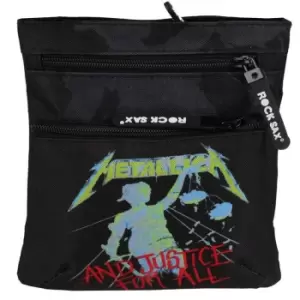 Rock Sax Justice For All Metallica Crossbody Bag (One Size) (Black)
