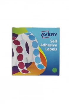 Avery 24-507 Green Coloured Labels in Dispensers Pack 1120