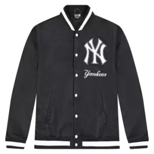 New Era Mlb New York Yankees Logo Select Varsity Jacket, Black