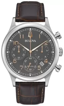 Bulova 96B356 Mens Precisionist Chronograph Grey Dial Watch