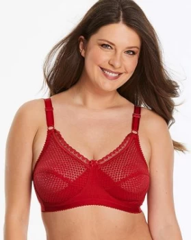 Miss Mary Cotton Dots Red Bra