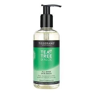 Tisserand Aromatherapy Tea Tree and Aloe All Over Skin Wash 250ml