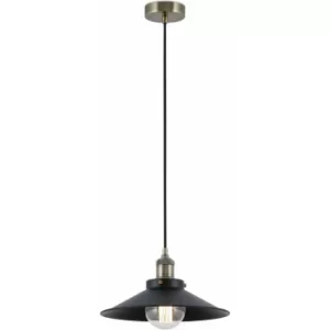 Black hanging lamp Marlin 1 bulb