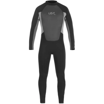 Mens Blacktip Mono Long Wetsuit - XLarge - Black/Grey - UB