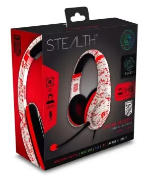 STEALTH XP-Conqueror Gaming Headset - Arctic Red