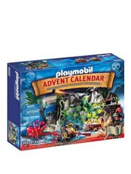 Playmobil 70322 Pirates Advent Calendar With Cannon And Treasure