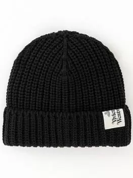 Vivienne Westwood Mens Classic Knitted Beanie Hat - Black, Men