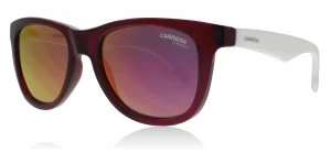 Carrera Junior Carrerino 20 Sunglasses White Pink JQOVQ 46mm