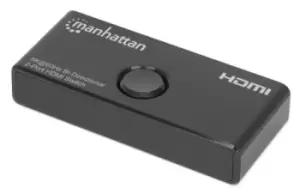 Manhattan HDMI Switch 2-Port, 8K@60Hz, Bi-Directional, Black,...
