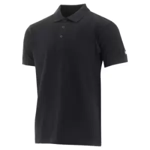 Caterpillar Mens Essentials Polo Shirt (L) (Black)