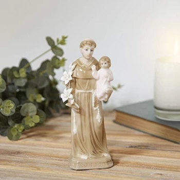 Faith & Hope Ceramic Figurine - Saint Anthony