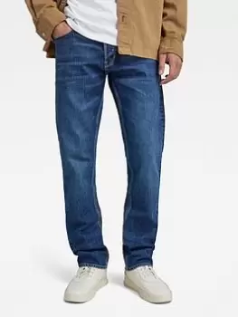 G-Star RAW G-star Mosa Straight Fit Jeans - Mid Wash, Size 32, Inside Leg Long, Men