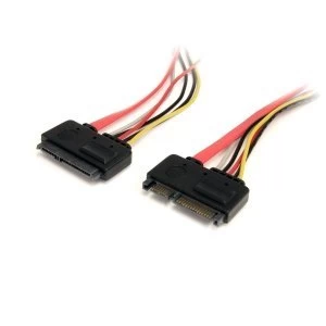 12" 22 Pin SATA Power and Data Extension Cable