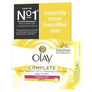 Olay Complete 3in1 Day Cream Normal/Dry Skin SPF15 50ml