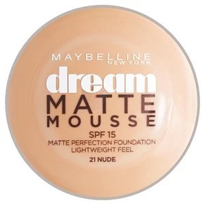 Maybelline Dream Matte Mousse Foundation 21 Nude 10ml Nude