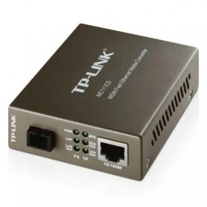 TP-LINK MC111CS network media converter 100 Mbps Single-mode Black