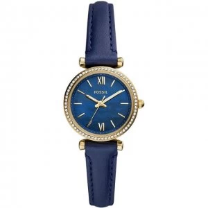 Fossil Blue 'Carlie Mini' Dress Watch - ES5017