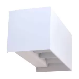 Cristal Open Plus Outdoor LED Wall Light IP54 4x5W 4000K White