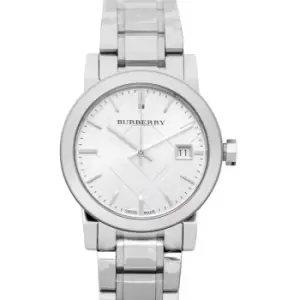 The City Silver Dial Stainless Steel Ladies Watch 34mm