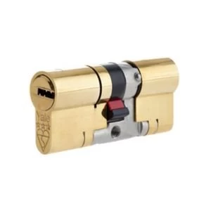 Yale Platinum Brass Single Euro Cylinder lock (L)70mm