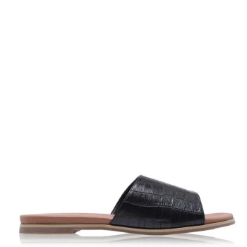 Linea Slide Sandal - Black Croc