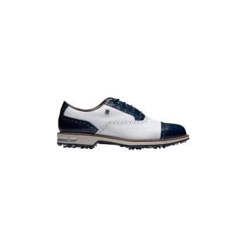 Footjoy PREMIERE SERIES Golf Shoes Mens WHITE/NAVY - UK100