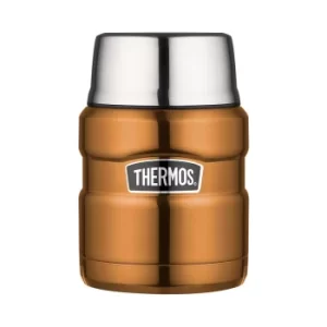 Thermos Stainless Steel King Food Flask, 470ml Copper