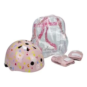 Funbee - Girls XS Outdoor Activities Protection Set with Bag (Pink)