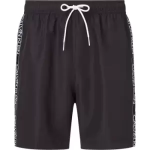 Calvin Klein Medium Drawstring Swim Shorts - Black