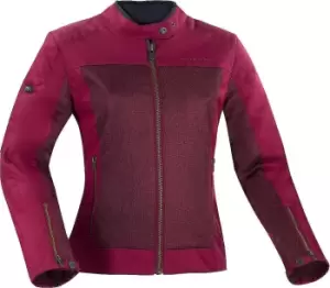 Segura Oskar Ladies Motorcycle Textile Jacket, red, Size 42 for Women, red, Size 42 for Women
