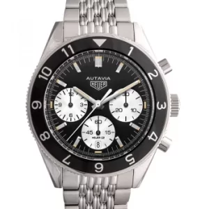 Heuer Heritage Calibre Heuer 02 Automatic Black Dial Mens Watch